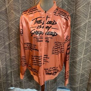 3:16 Collection, Bomber Jacket, size L, Rose Pink Color